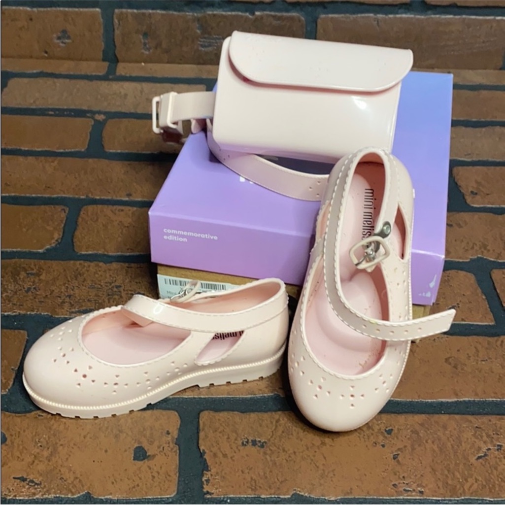 Mini Melissa Mary Jane Shoes & Fanny Pack